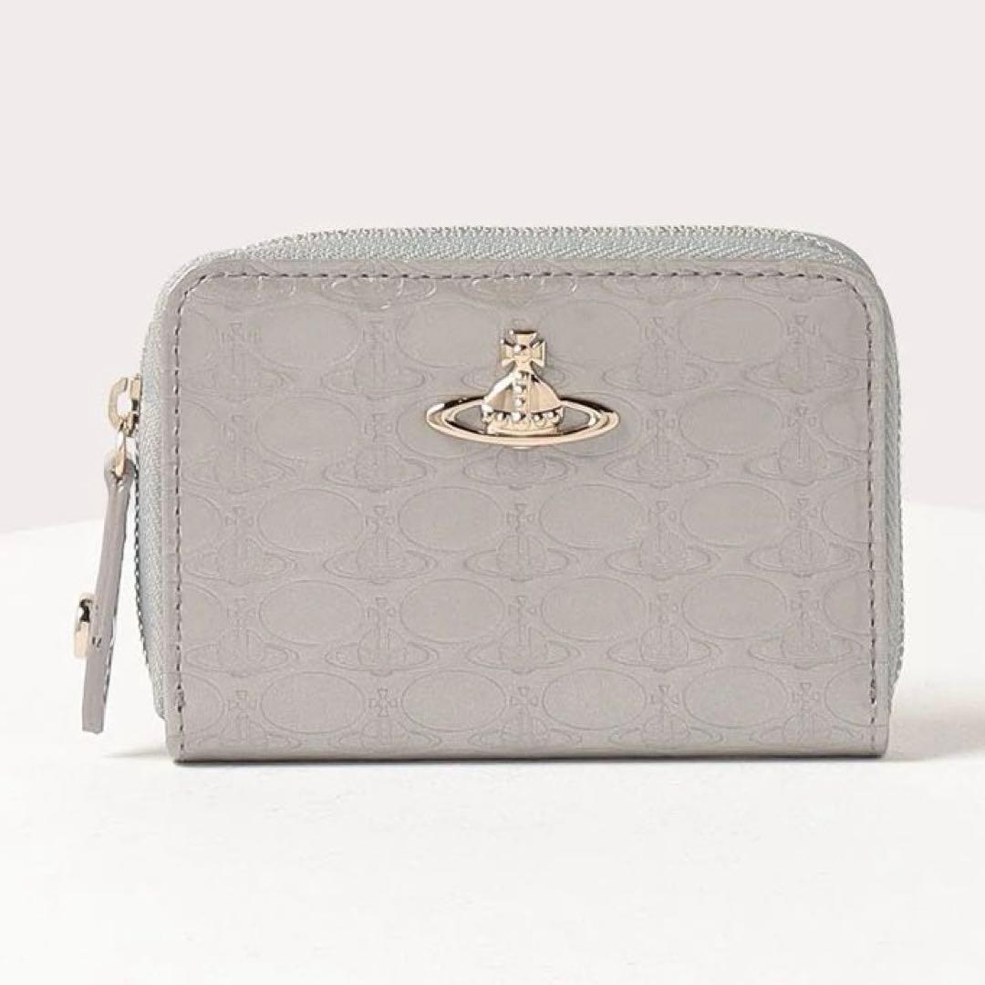Vivienne Westwood OVAL ORB 二つ折り財布 グレー