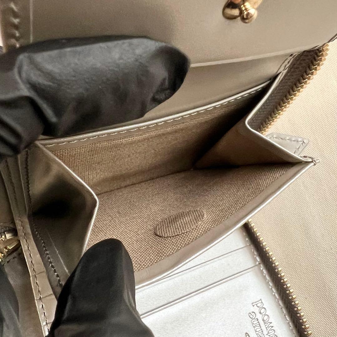 Vivienne Westwood OVAL ORB 二つ折り財布 グレー