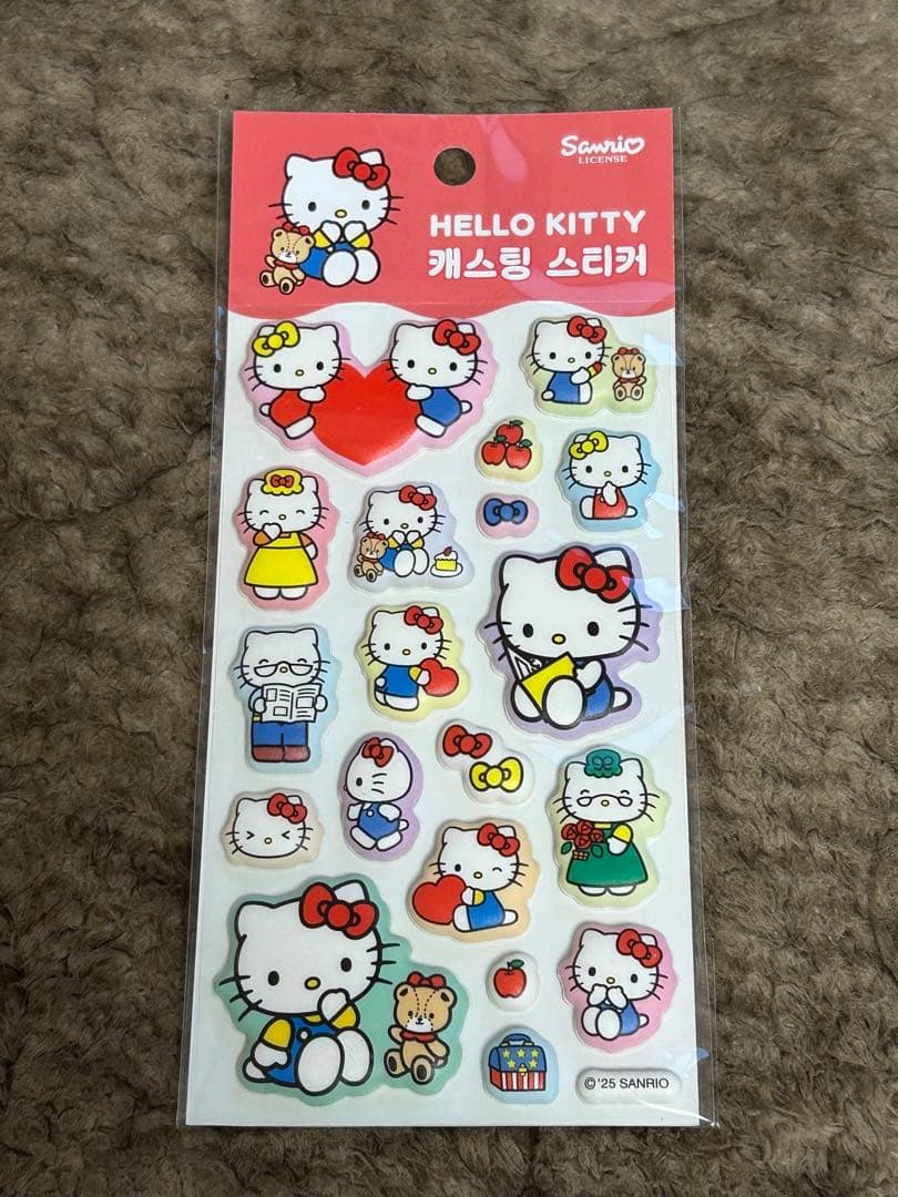 【韓国限定】ポケモン サンリオ ボンボンステッカーセット