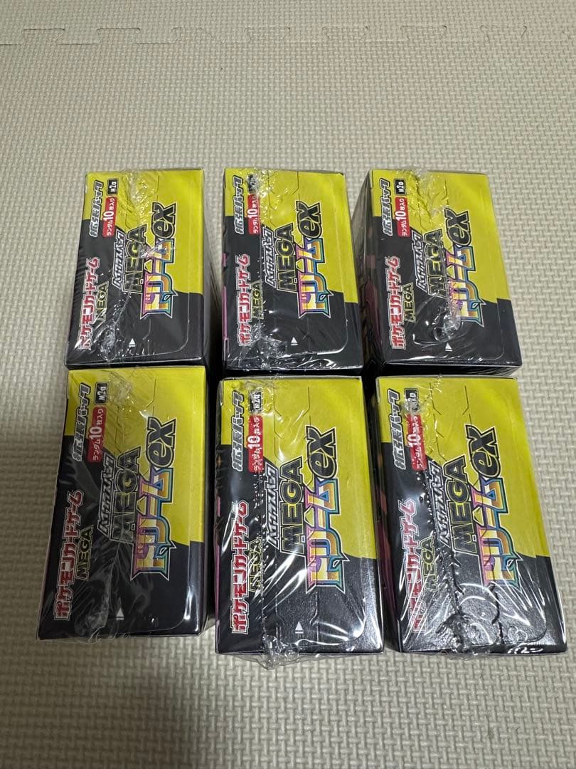 ポケモンカード　MEGAドリームex 全シュリンク付き　新品未使用　6BOX