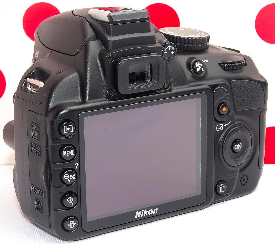 美品 ニコン Nikon D3100❤スマホに転送❤人気機種❤小型軽量一眼レフ❤