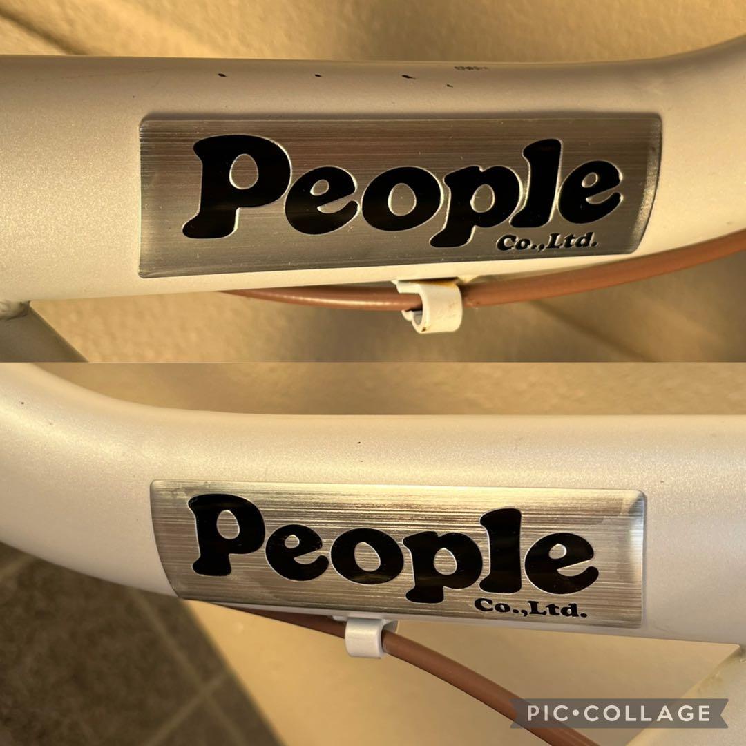 People ピープル　ケッターサイクル　12インチ　ホワイト　子供用　自転車