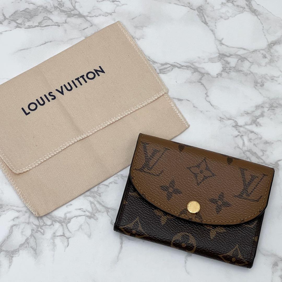 ルイヴィトン ポルトモネ・ロザリ ケース 現行品 ブラウン カードケース