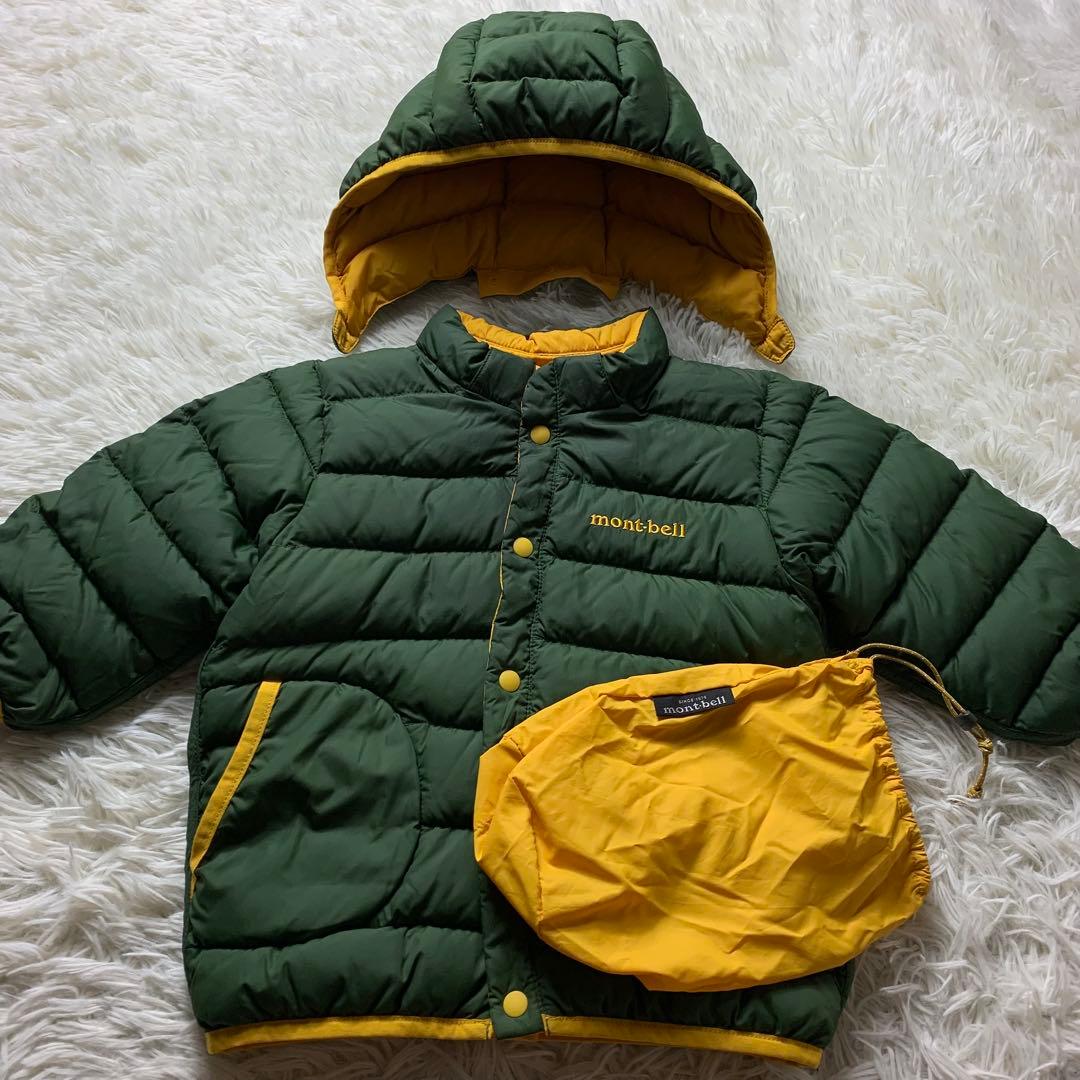 モンベル ダウンジャケット リバーシブル グーリン×イエロー 1101649
