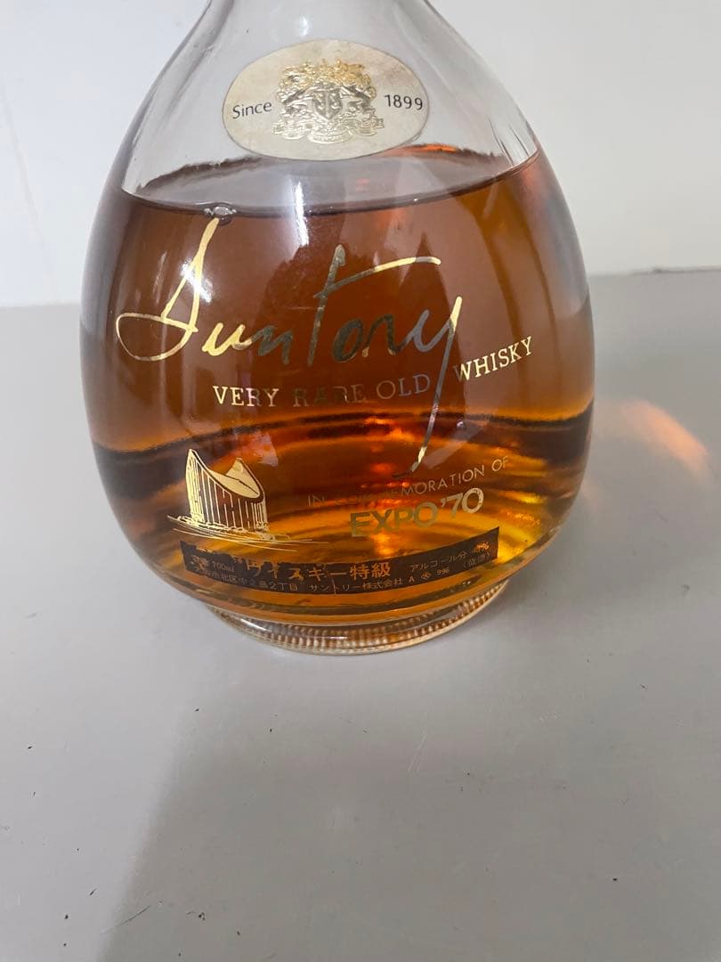 ❷未開封 サントリー1970年大阪万博EXPO70ウイスキー古酒特級 お酒
