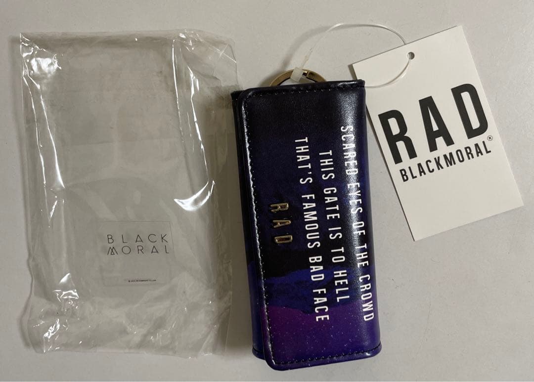 【匿名配送】タグ付き　BLACKMORAL キーケース
