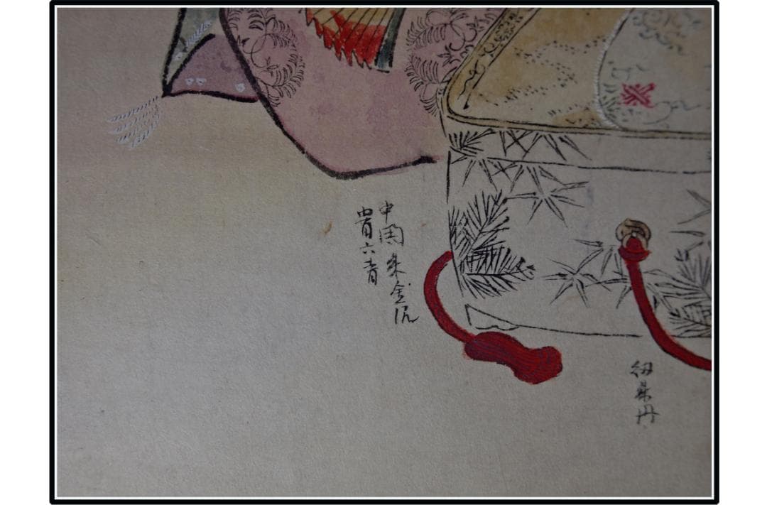 解体屋委託品　日本江戸時代肉筆掛け軸　01希激安骨董品 X1050C15-1