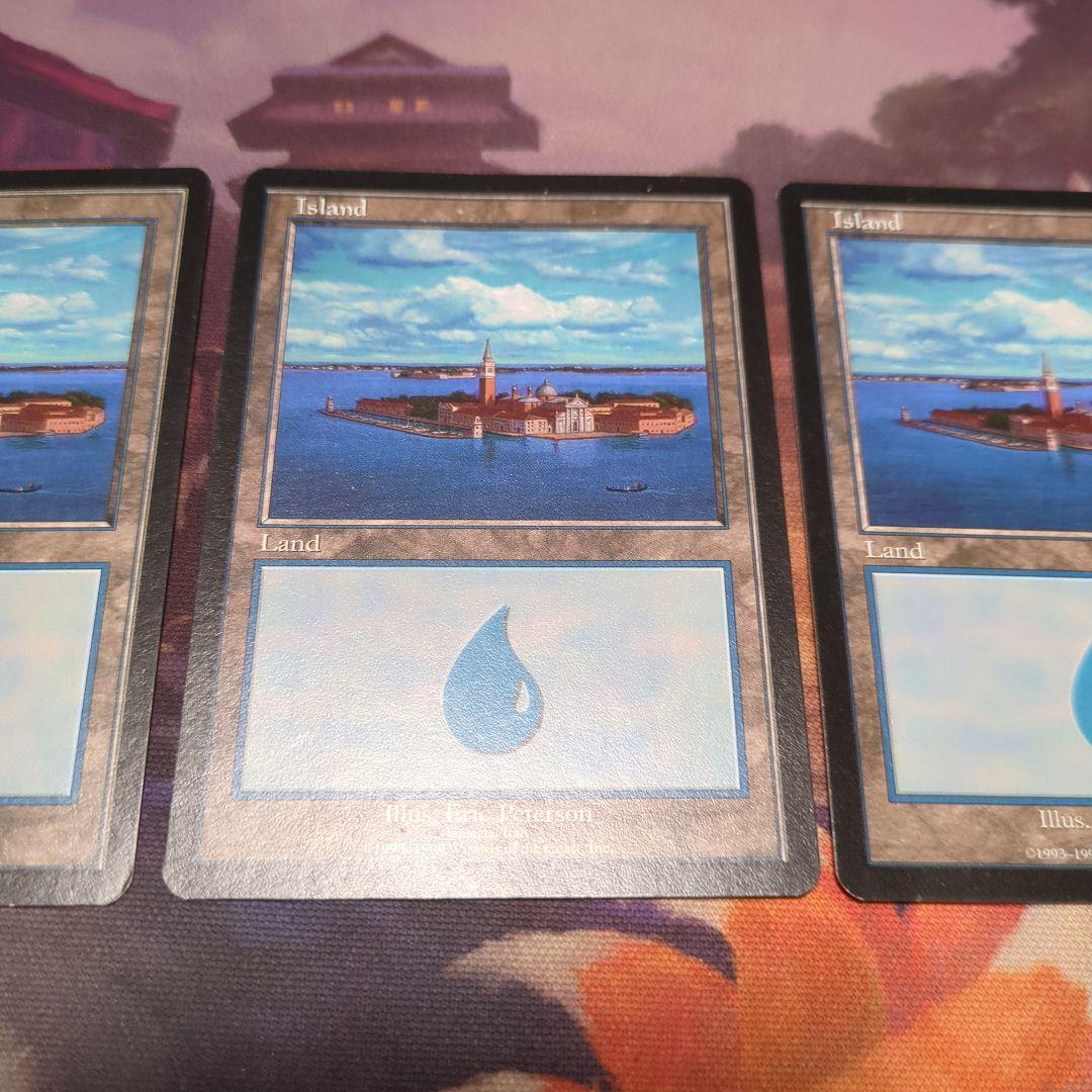 MTG　ユーロランド　島　英語3枚セット