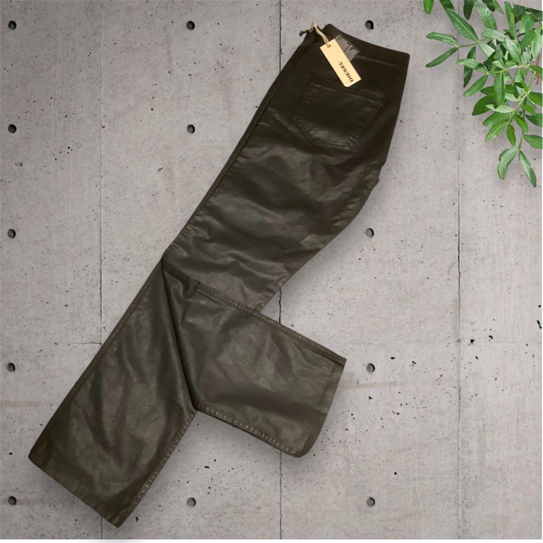 DIESEL Industry ブラック光沢加工デニム 新品未使用 SALE‼️