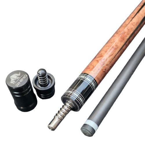 【IRC】 Ize.× RHINO ビリヤード キュー 子持ち六剣 銘木プリント