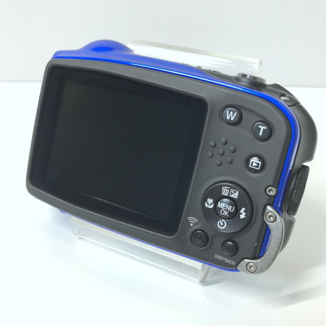 【美品】FUJIFILM FINEPIX 防水デジタルカメラ XP80 ブルー
