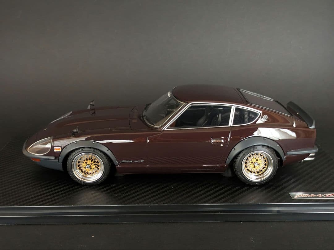 ignition model 1/18 ニッサン 240ZG HS30 マルーン