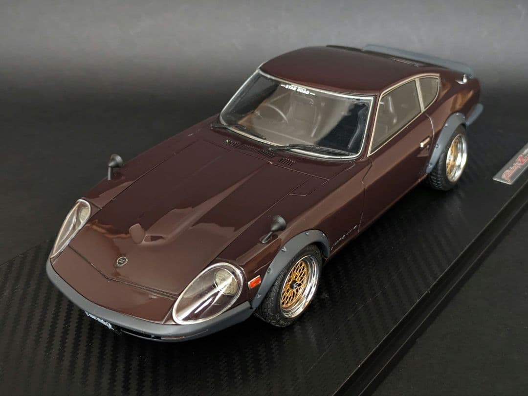 ignition model 1/18 ニッサン 240ZG HS30 マルーン