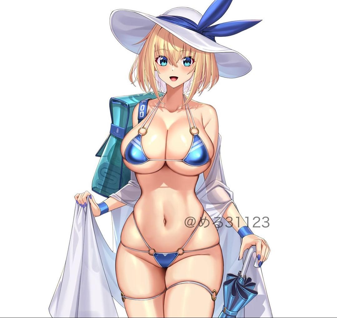 高峰ナダレ ソフィア・F・シャーリング ほぼ等身大タペストリー スイムスーツ