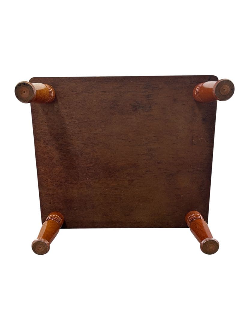 送料込み【木製電話台 サイドテーブル3段引き出し付き 高さ 約85.5cm】