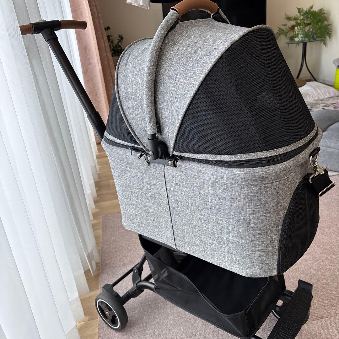 AIRBUGGY Fitt series wiz ペットカート　未開封雨カバー付