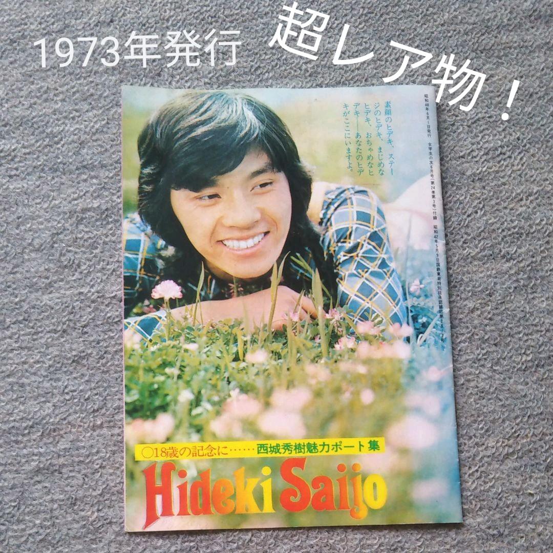 【超レア物！】18歳の記念に…西城秀樹魅力ポート集