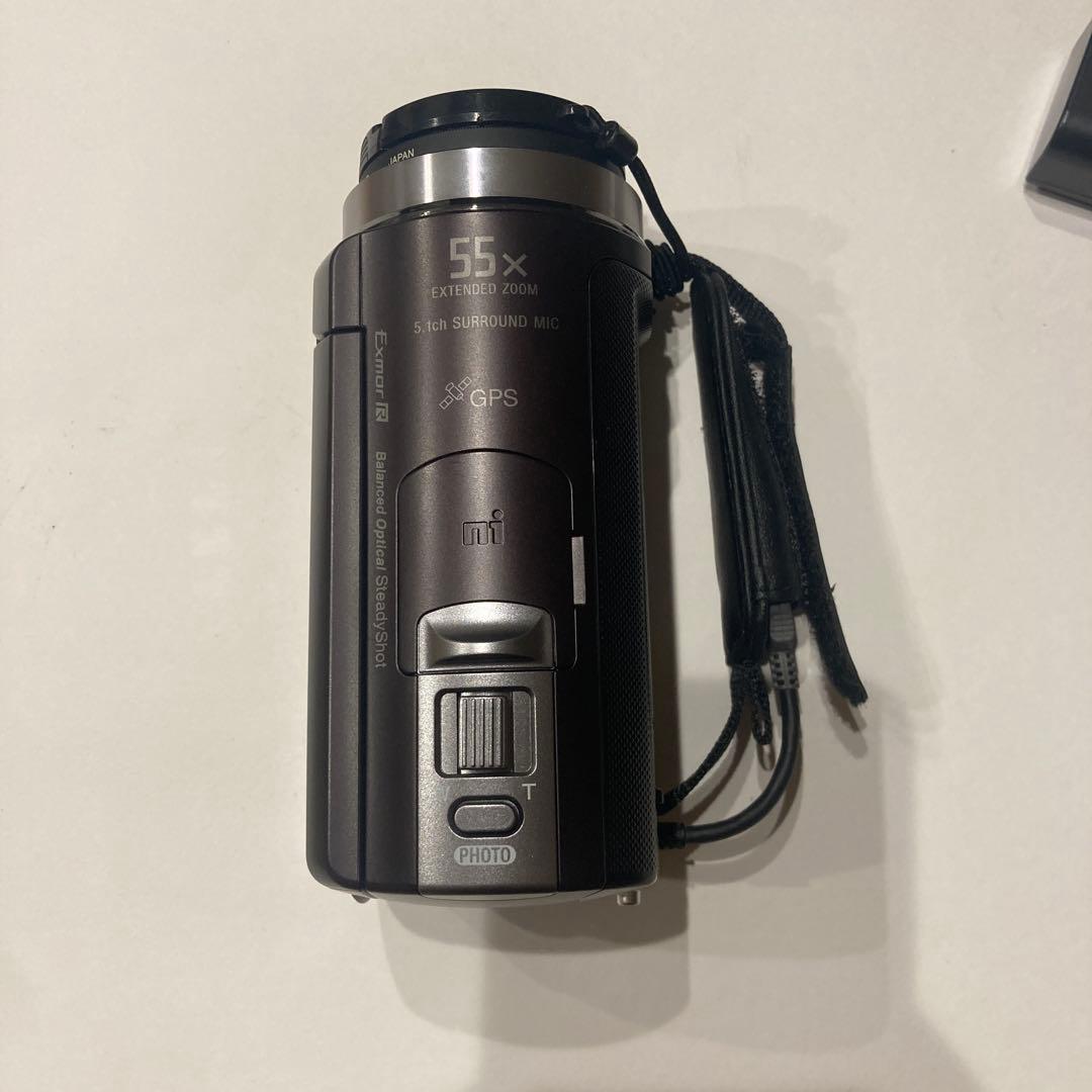 SONY ビデオカメラ HDR-CX430 社外レンズプロテクター付き