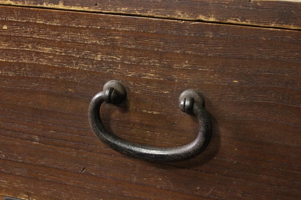 古い時代箪笥 前桐古家具/和家具/和骨董/店舗什器/ローボード/チェスト/収納