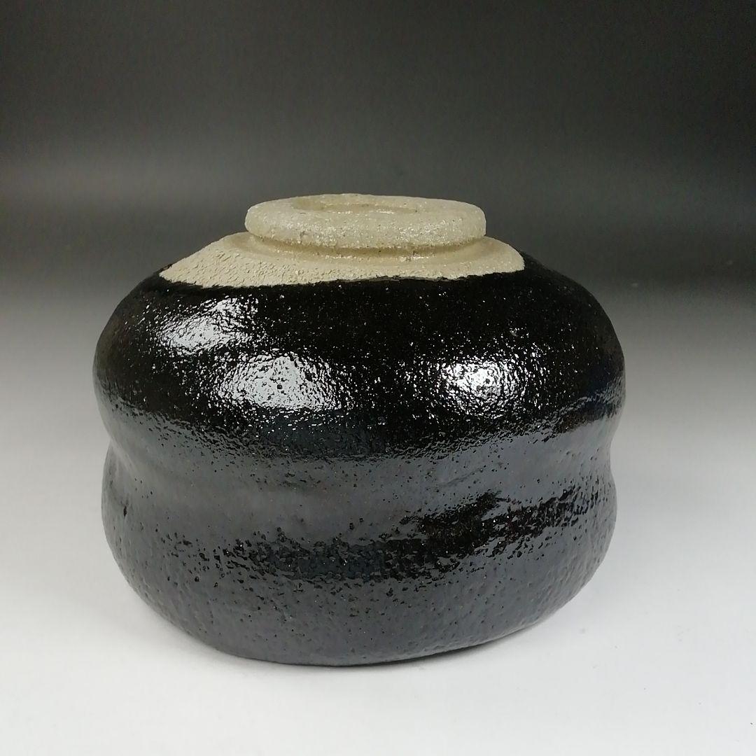 Ｔ３２６　茶碗　『黒茶碗』『伊東桂楽 造』　共箱　抹茶碗　茶道具