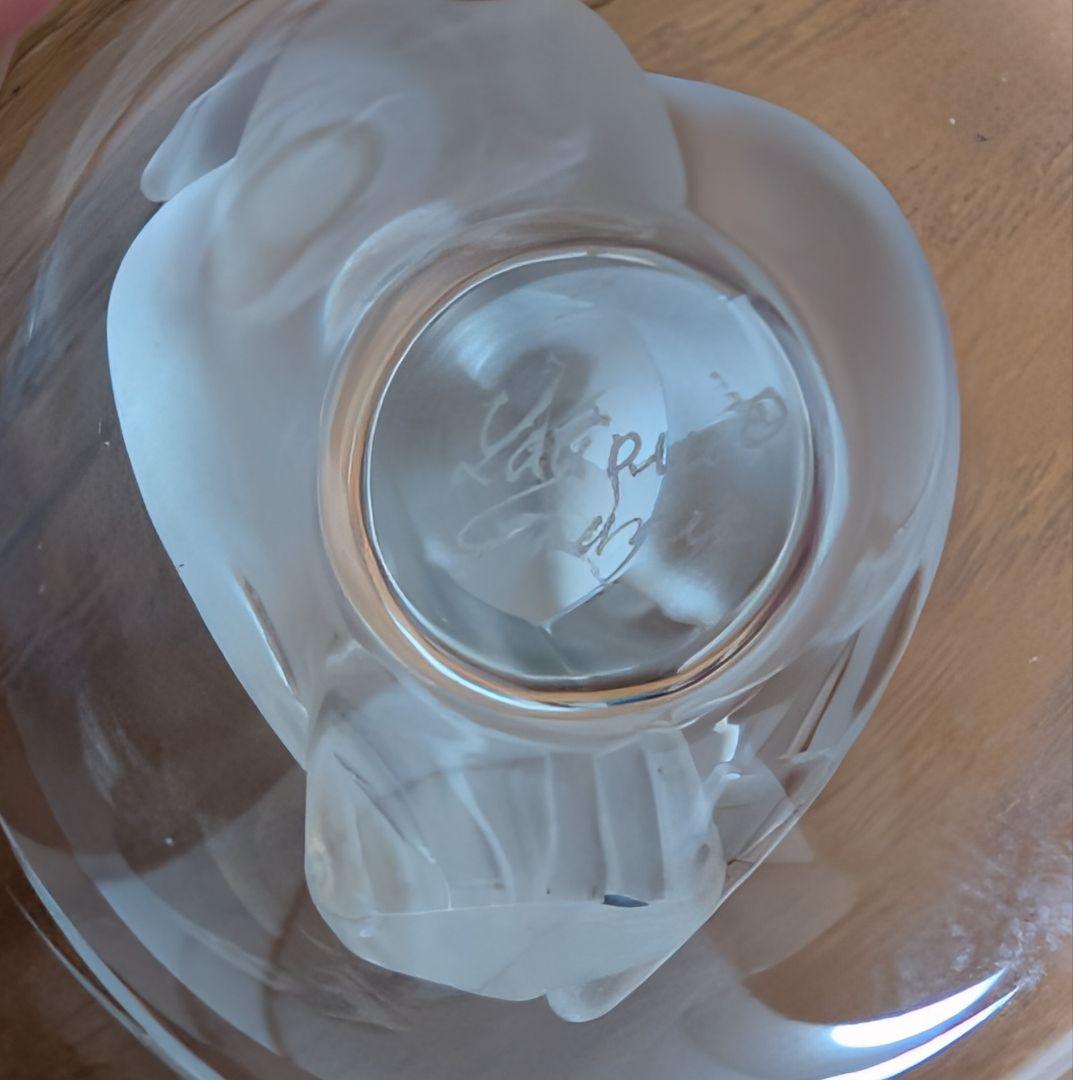 ラリックLalique　鳩のリングトレイ•アクセサリー小物入れ