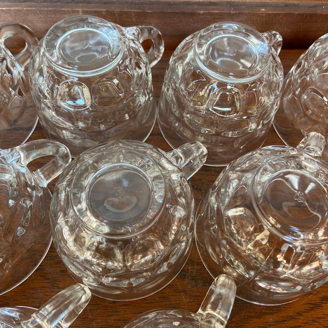 ガラス大鉢カップセット