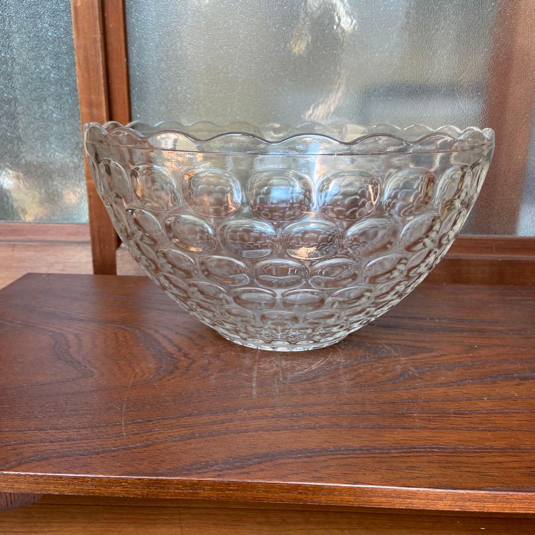 ガラス大鉢カップセット