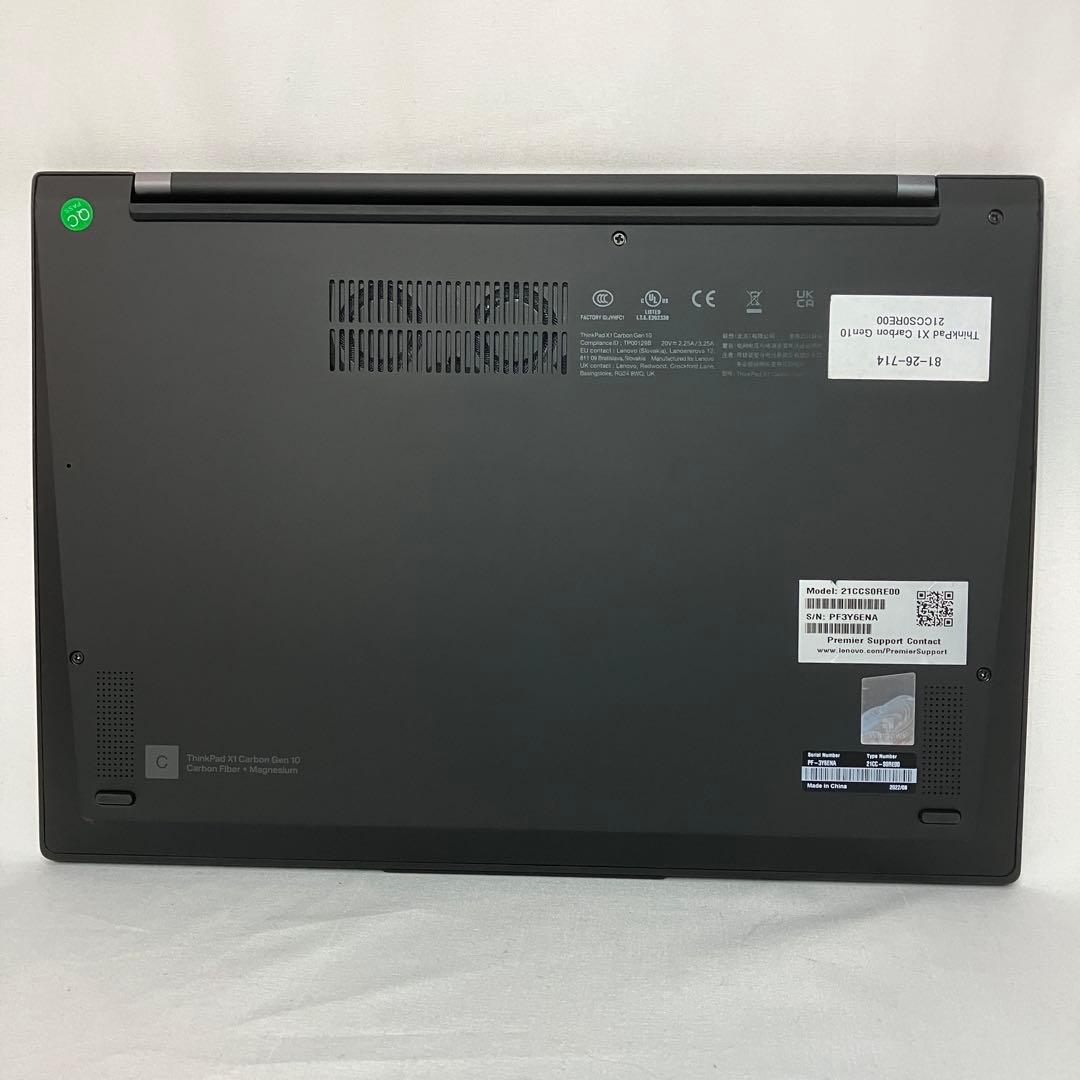 美品 X1 Gen10 12世代 i5 8GB SSD WUXGA オフィス24