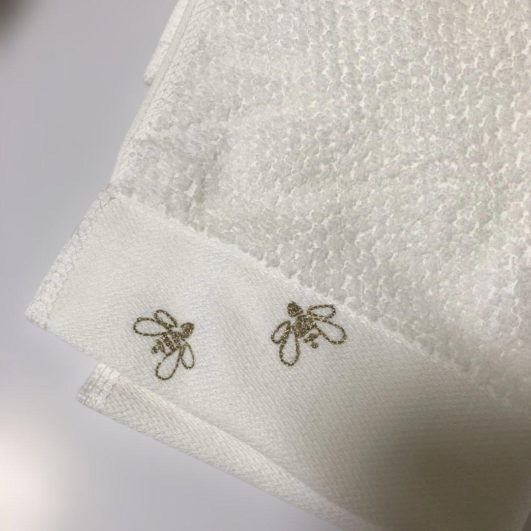 GUERLAIN ゲラン ホワイトタオルセット 3点　ギフトボックス付き