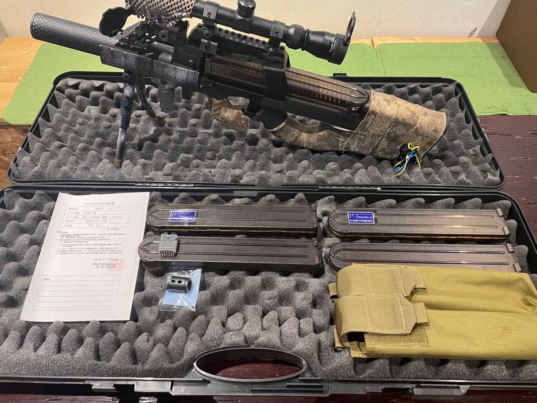 電動ガンp90 TR SR激消音カスタム　付属品多数　18禁