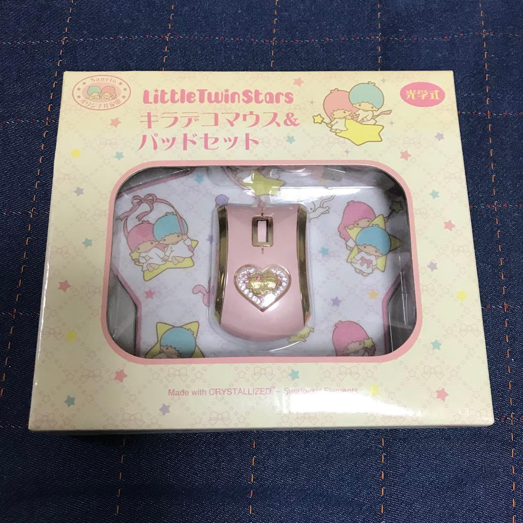 希少！Little Twin Stars キキララ きらデコマウス＆パッドセット