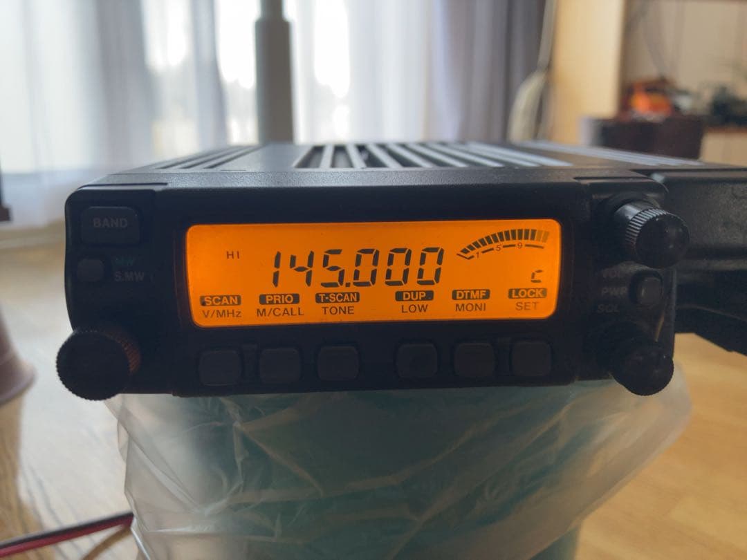 Icom IC-207D 無線機（アンテナ・基台セット）