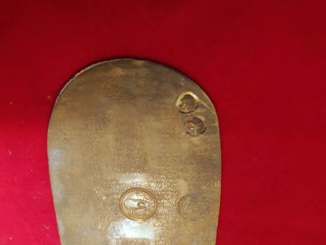 天保五両判金(大吉)縦幅89mm横幅51mm重さ27,4ｇ厚さ1mm美品