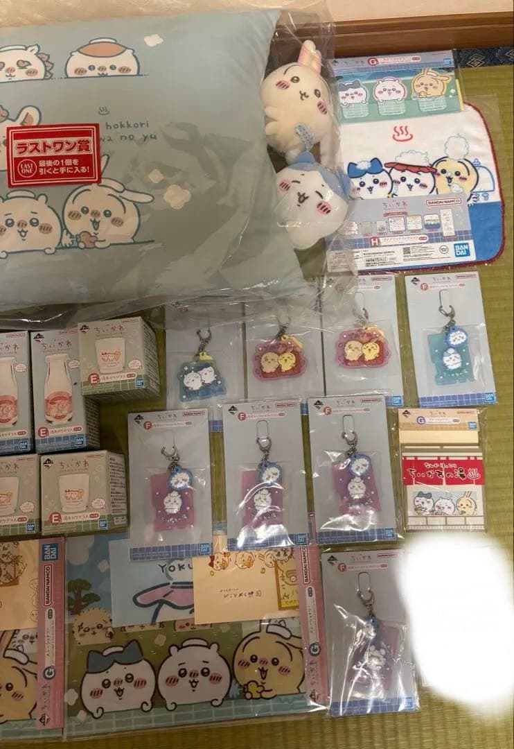 大幅値下☆ちいわか☆一番くじ☆ちいかわの湯☆A〜H賞☆ラストワン☆コンプ☆25個