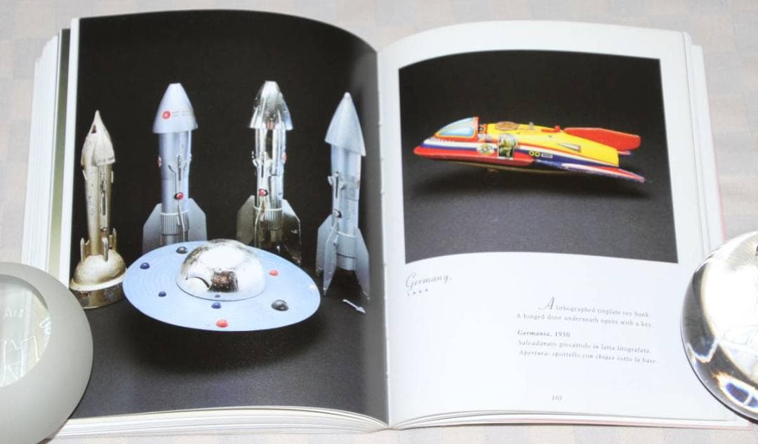 ヴィンテージスペースバンク８点及びロケット型オルゴール全９点セット販売