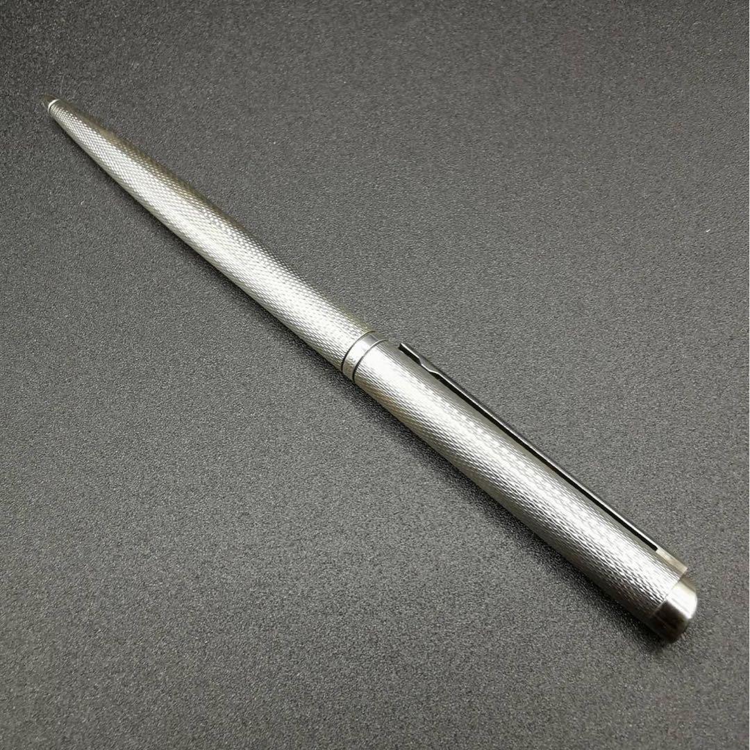 シルバー メタル ボールペン　ダンヒル