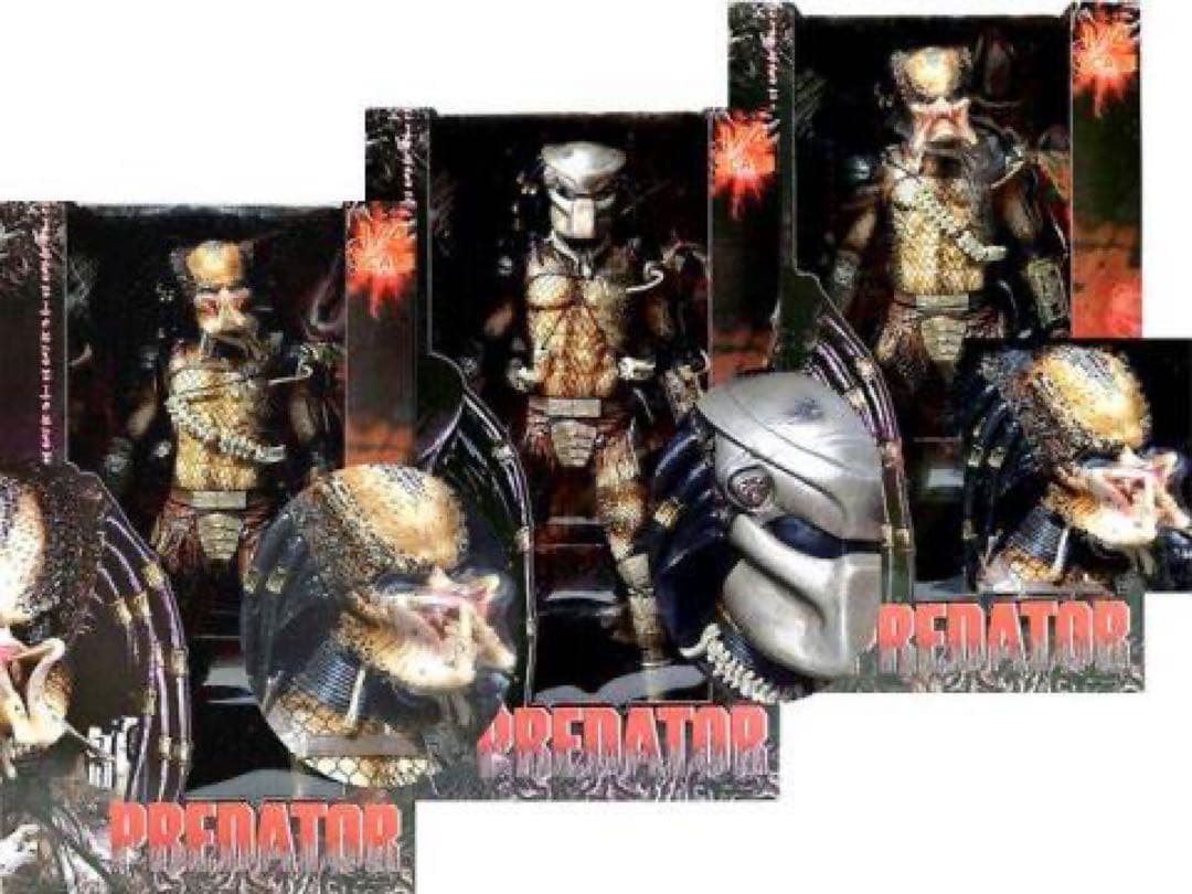 NECA ネカ 1/4 プレデター 3種セット カートン未開封