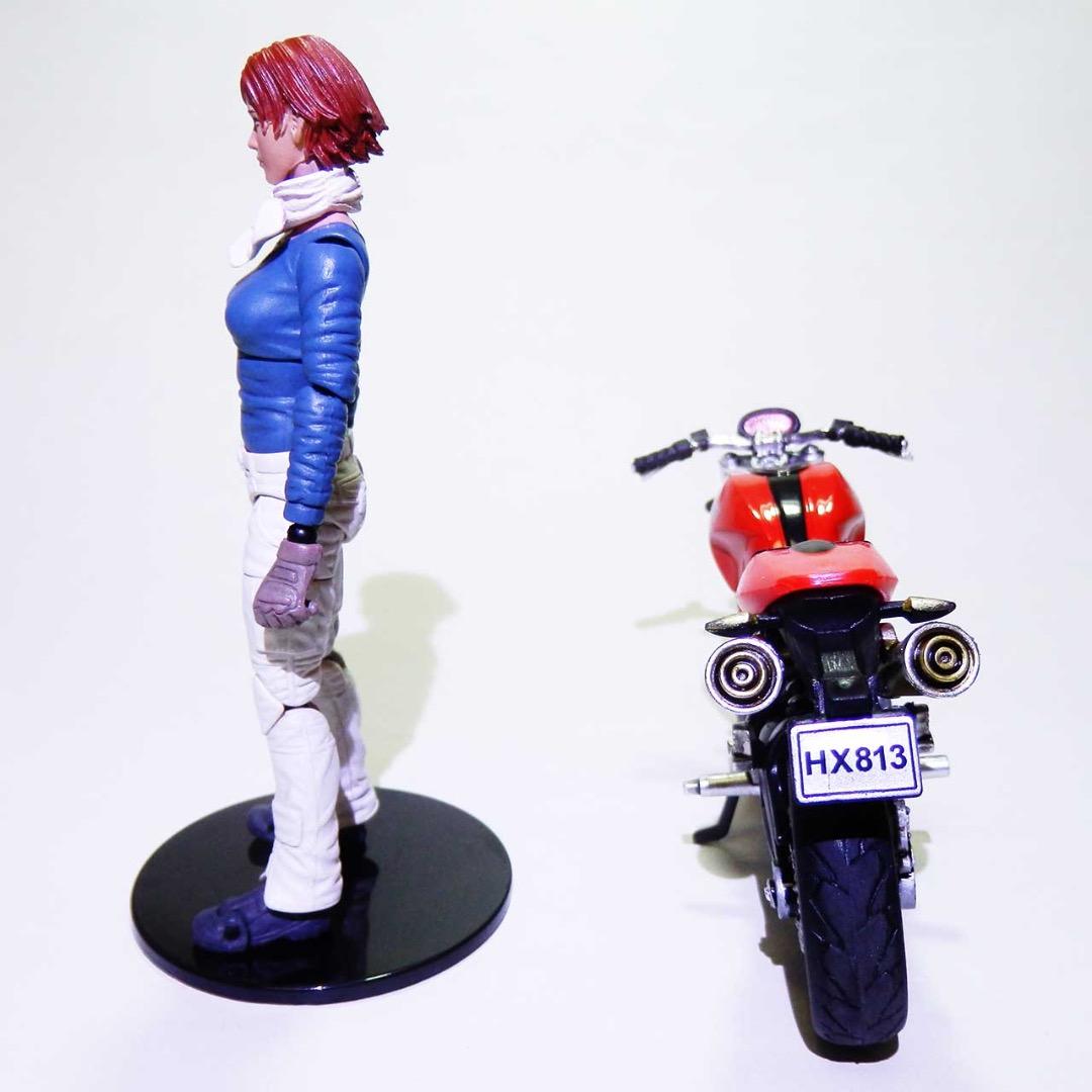 1/18スケール：可動フィギュア＆バイク（ミニカー）：個人塗装＆改造品セット