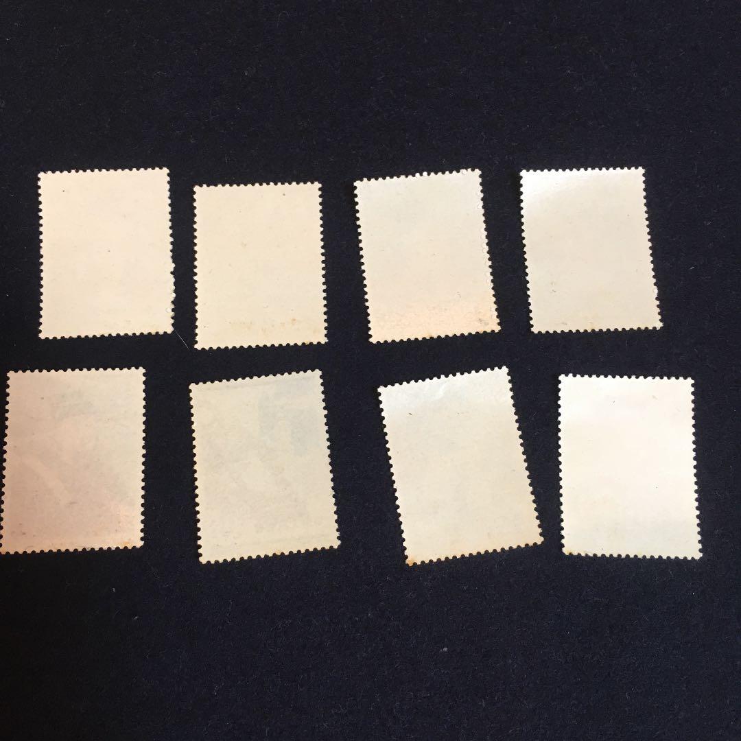 中国切手 紀92 8枚セット