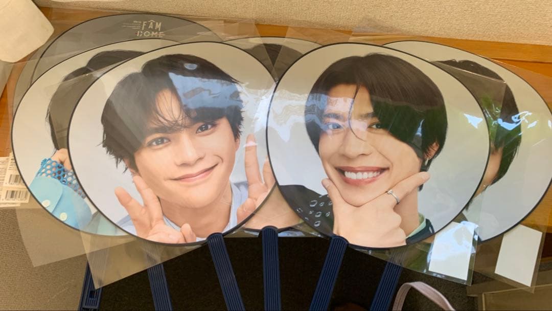 【新品未開封9点】timelesz グッズ　ペンライト　うちわ8人分