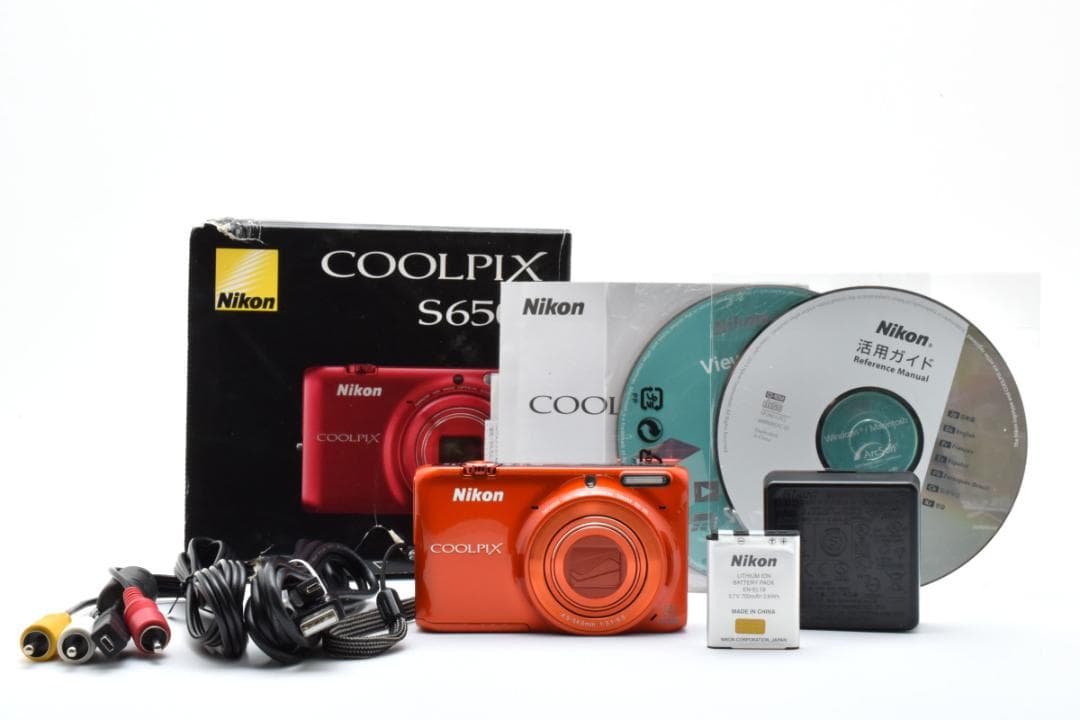 【極美品】Nikon COOLPIX S6500 オレンジ　動作確認済