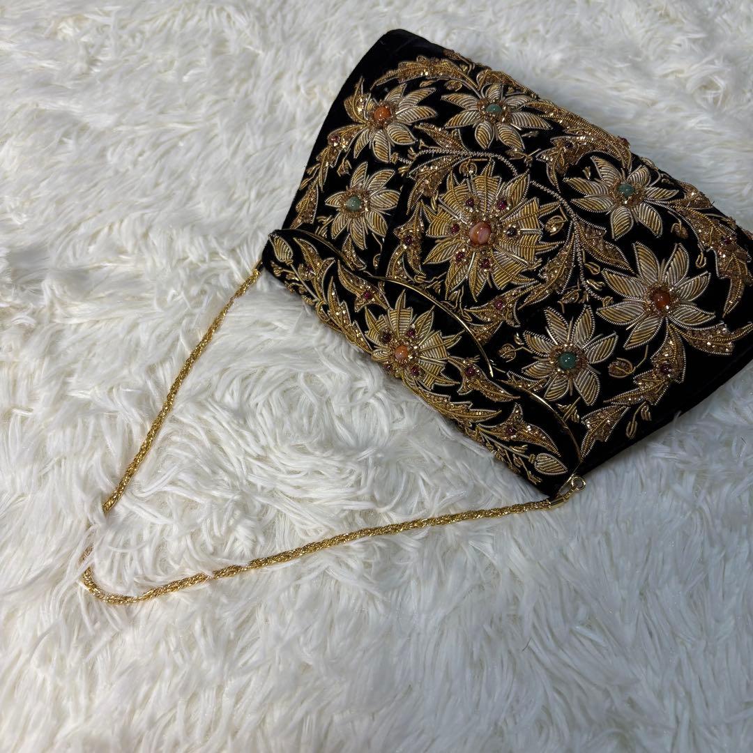 LUMY はしもと ルミー ビーズバッグ パーティーバッグ　箱付き