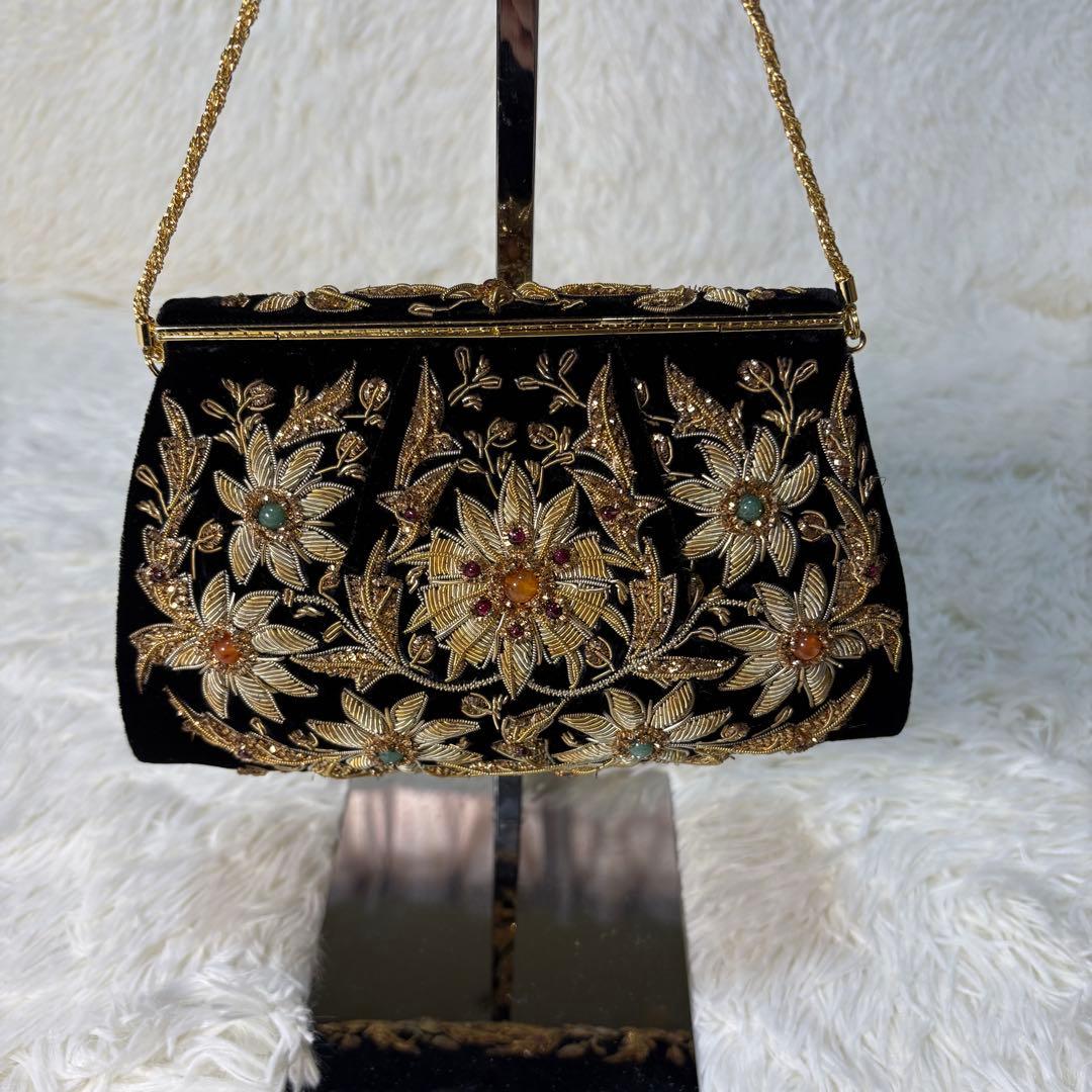 LUMY はしもと ルミー ビーズバッグ パーティーバッグ　箱付き