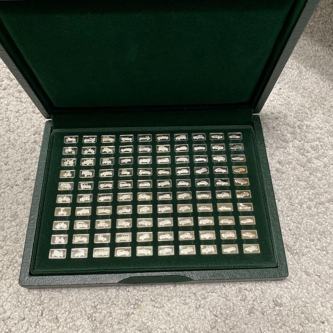 激レア　偉大なる自動車100種　純銀製ミニチュアコレクション