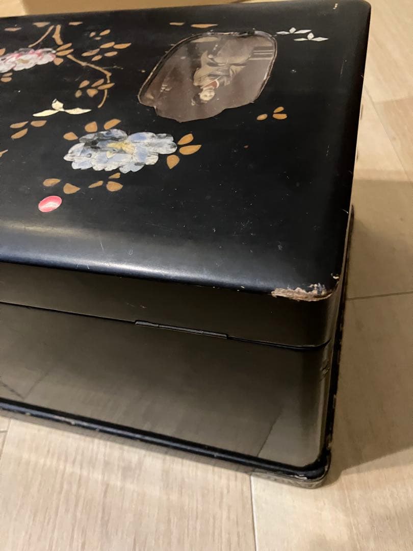 アンティーク オリエンタル 小物入れ