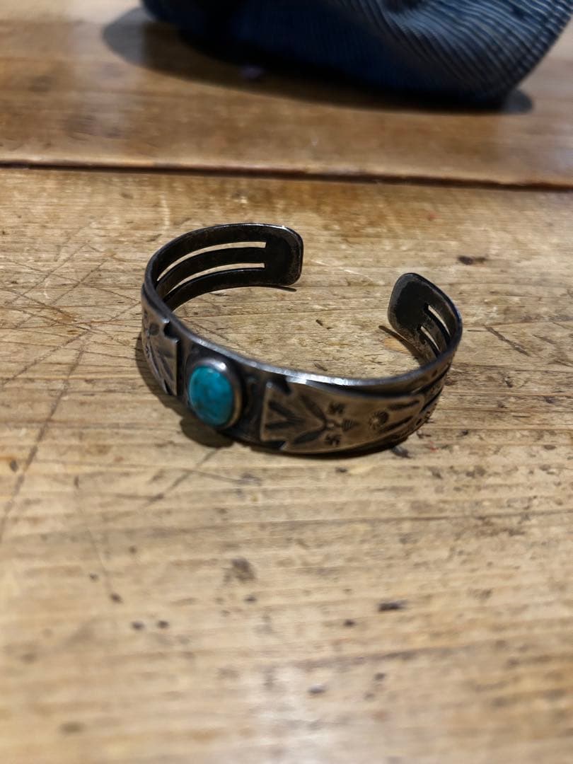 ビンテージ　ナバホ　スワスティカ　卍　バングル