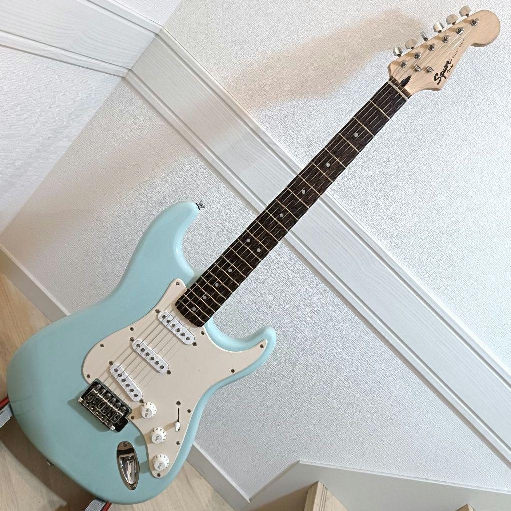 Squier エレキギター ストラトキャスター ソニックブルー メンテ済