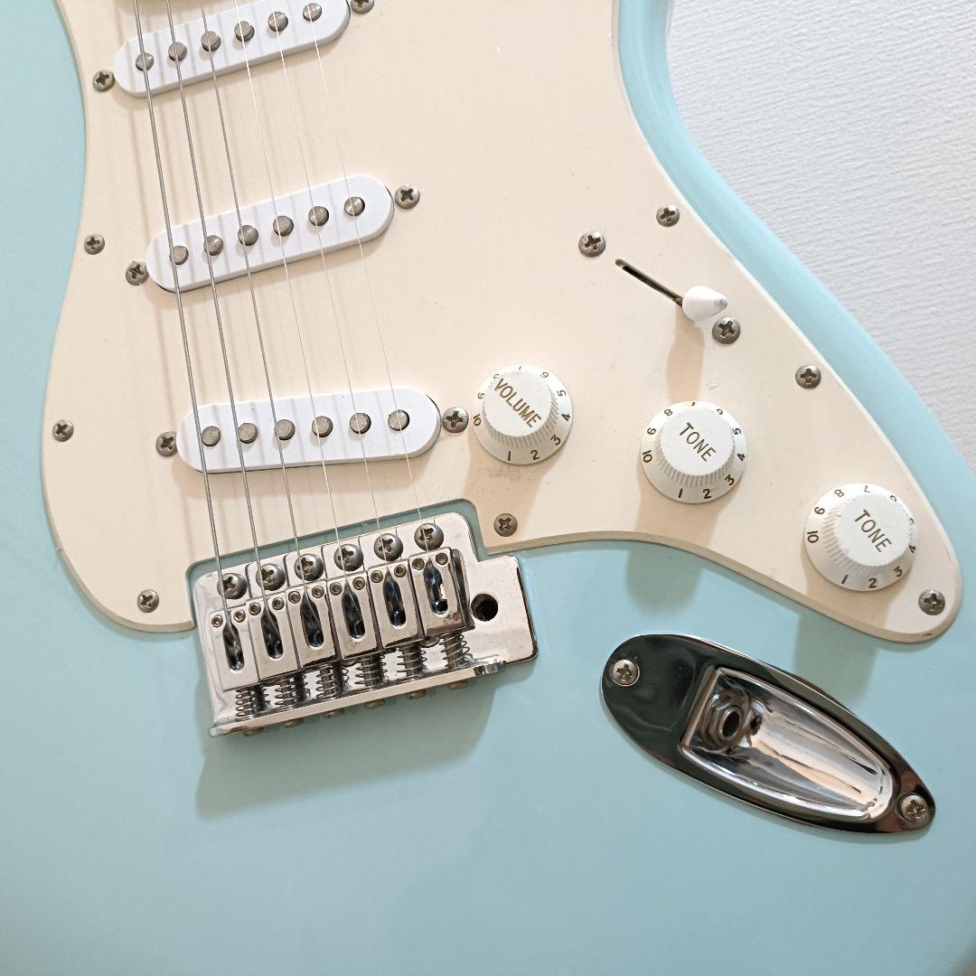 Squier エレキギター ストラトキャスター ソニックブルー メンテ済