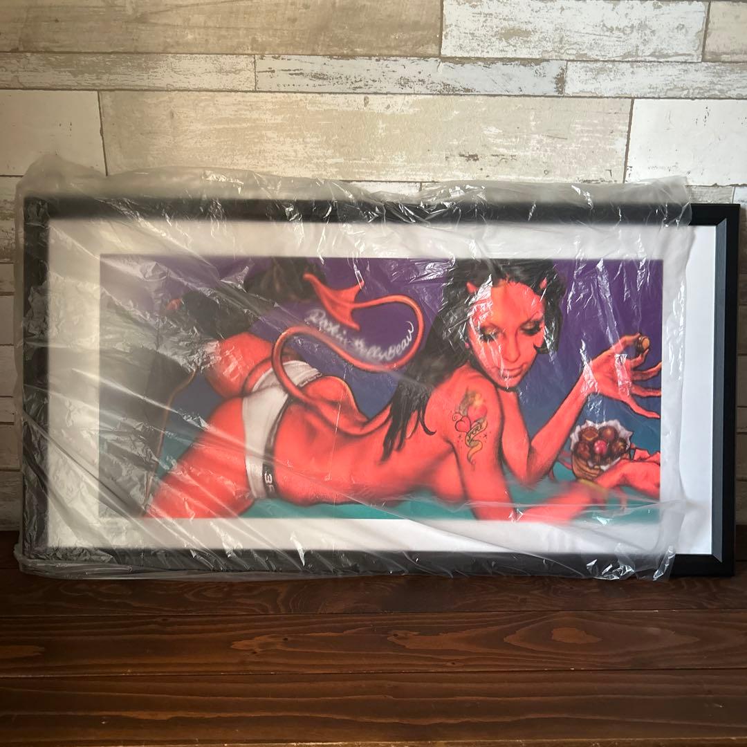 ロッキンジェリービーン EVIL VALENTINE シルクスクリーンポスター