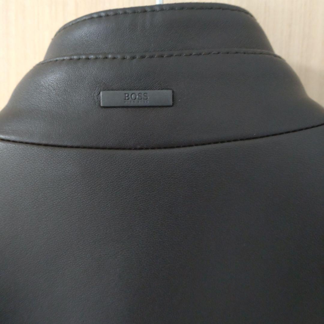 ヒューゴボスのレザーシングルライダースジャケット(中谷さん専用)